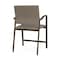 Lesro Newport Wide Hip Chair Metal Frame, Bronze, MD Farro Upholstery NP1261 - alternate 2